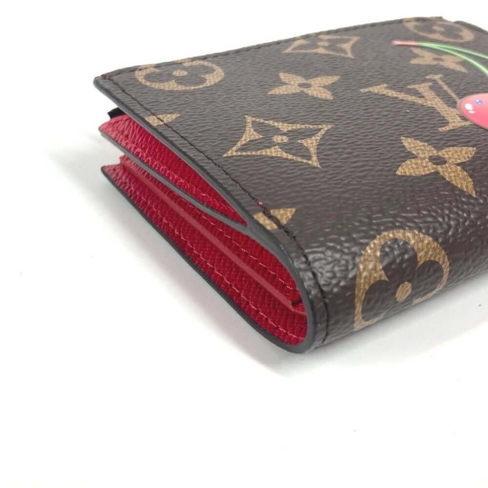 LOUIS VUITTON M13420 Monogram Portefeuille-Lisa Cherry Compact Wallet Unused - Picture 13 of 16